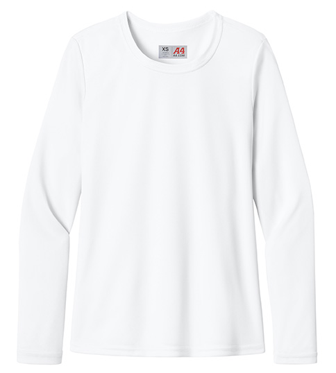 A4 Women’s Cooling Performance Long Sleeve Tee A4NW3002