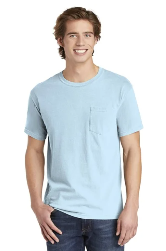 Comfort Colors Heavyweight Pocket T-Shirt 6030 - Model Image