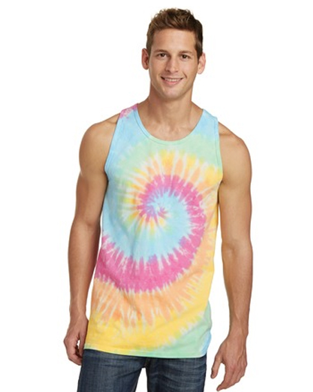 Port & Company Essential Tie Dye Tank Top PC147TT - Model Image