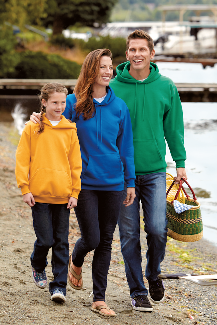 Port and Company Hooded Sweatshirt PC90H - Model Image