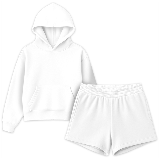 Signature Fleece Hoodie + Shorts Sweatset SBS200 SBS500