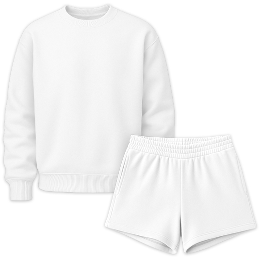 Signature Fleece Crewneck + Shorts Sweatset SBS700 SBS500