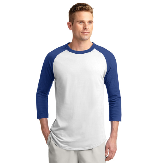 Sport-Tek Classic Colorblock Raglan Jersey T200 - Model Image