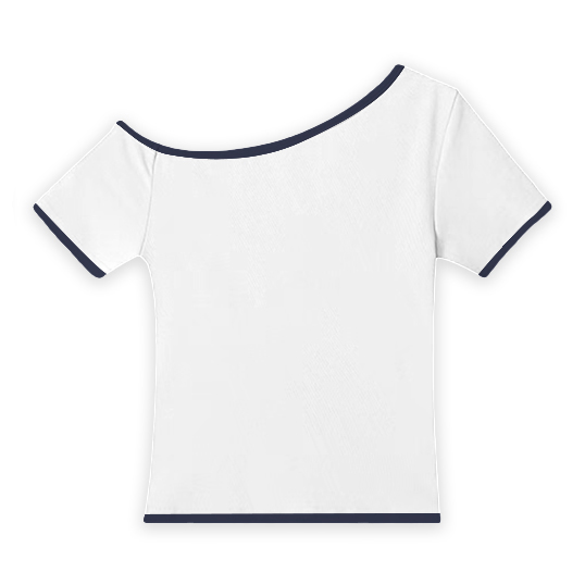 Signature Off-the-Shoulder Tee Colorblock SBS301